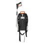 VEVOR Battery Powered Backpack Sprayer, 16L Electric Backpack Sprayer, 2 Wands & 8 Nozzles, Adjustable 0-90 PSI, 4H Runtime, Portable Yard Garden Lawn Sprayers for Weeding Spraying Cleaning