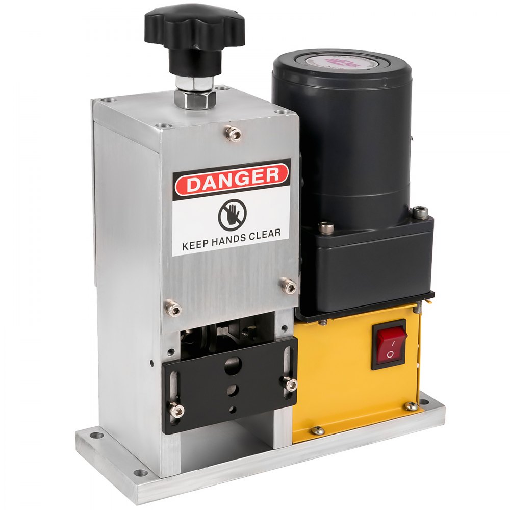 VEVOR Cable Wire Stripping Machine 0.04"-1.18", Portable Scrap Cable Stripper With Gear Motor, Electric Wire Stripping Machine Compact Aluminum Alloy Structure, Automatic Wire Stripper with a Blade