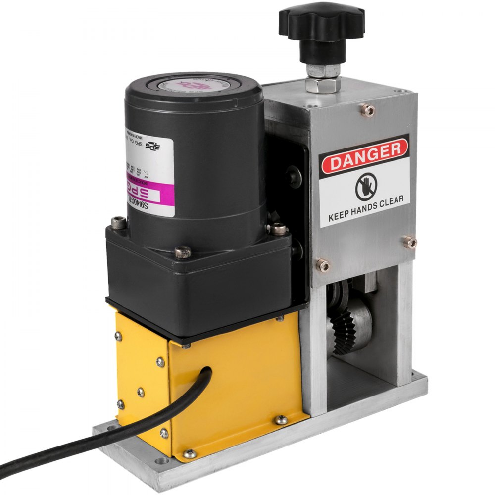 VEVOR Cable Wire Stripping Machine 0.04"-1.18", Portable Scrap Cable Stripper With Gear Motor, Electric Wire Stripping Machine Compact Aluminum Alloy Structure, Automatic Wire Stripper with a Blade