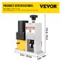 VEVOR Cable Wire Stripping Machine 0.04"-1.18", Portable Scrap Cable Stripper With Gear Motor, Electric Wire Stripping Machine Compact Aluminum Alloy Structure, Automatic Wire Stripper with a Blade