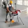 VEVOR Electric Pipe Threader Machine, 750W 28RPM Threading Cutting Machine, 1/2 to 2 inch Pipes Threading Cutter Tool with Foot Pedal for Plumbing, Automotive Repairs, Metalworking