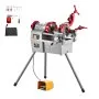 VEVOR Electric Pipe Threader Machine, 750W 28RPM Threading Cutting Machine, 1/2 to 2 inch Pipes Threading Cutter Tool with Foot Pedal for Plumbing, Automotive Repairs, Metalworking