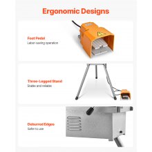 Electric Pipe Threader Machine 750W 28RPM Threading Cutter for 1/2" to 2" Pipes