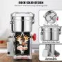 VEVOR 1000g Electric Grain Mill Grinder, 3750W High-Speed Commercial Spice Grinders, Stainless Steel Swing Type Pulverizer Powder Machine, for Spices Cereals Dry Grains Coffee Corn Pepper