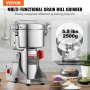 VEVOR 2000g Commercial Spice Grinder Electric Grain Mill Grinder High Speed