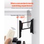 VEVOR Motorized TV Wall Mount, TV Mount for 32 to 65 Inch TV, Electric Adjustable Ceiling TV Mount, Motorized Flip Down TV Mount Bracket with Max VESA 24 x 24 in, Fits TVs Up to 88 lbs