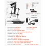 VEVOR Motorized Ceiling TV Mount, TV Wall Mount for 32 to 65 Inch TV, Electric Adjustable Ceiling TV Mount, Motorized Flip Down TV Mount Bracket with Max VESA 24 x 24 in, Fits TVs Up to 88 lbs