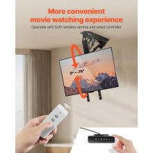 Motorized Ceiling TV Mount Electric Flip Down TV Mount for 32-65 in Screen