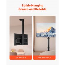 Motorized Ceiling TV Mount 32-55 in Screen Electric Adjustable TV Mount