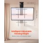 VEVOR Motorized Ceiling TV Mount, TV Wall Mount for 32 to 70 Inch TV, Electric Adjustable Ceiling TV Mount, Motorized Flip Down TV Mount Bracket with Max VESA 24 x 24 in, Fits TVs Up to 110 lbs