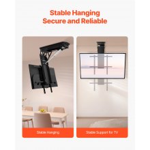 Motorized Ceiling TV Mount Electric Flip Down TV Mount for 32-70 in Screen