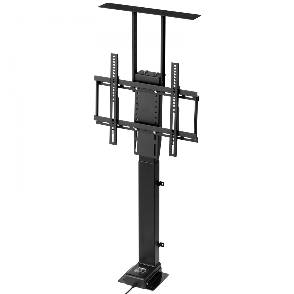 VEVOR Motorized TV Lift Stand, 132 lbs max Load Adjustable TV Lift Stand Mount Bracket, Vertical Electric TV Bracket with Remote Control, for 32-55 in (Not in Cabinet) / 32 - 50 in (in Cabinet) TVs