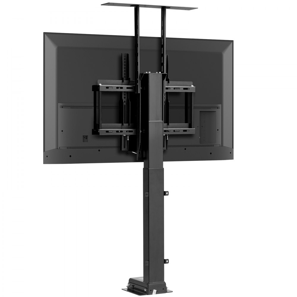 VEVOR Motorized TV Lift Stand, 132 lbs max Load Adjustable TV Lift Stand Mount Bracket, Vertical Electric TV Bracket with Remote Control, for 32-55 in (Not in Cabinet) / 32 - 50 in (in Cabinet) TVs