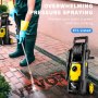 VEVOR Electric Pressure Washer, 2000 PSI, Max 1.65 GPM Power Washer with 30 ft Hose & Reel, 5 Quick Connect Nozzles, Foam Cannon, Portable to Clean Patios, Cars, Fences, Driveways, ETL Listed