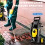 VEVOR Electric Pressure Washer, 2000 PSI, Max. 1.76 GPM Power Washer w/ 30 ft Hose, 5 Quick Connect Nozzles, Foam Cannon, Portable to Clean Patios, Cars, Fences, Driveways, ETL Listed