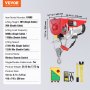 VEVOR Electric Hoist Crane Winch 1760 lbs with 328 ft Wireless Remote Control