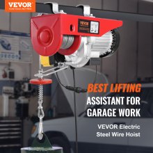 VEVOR Electric Hoist Crane Winch 1760 lbs with 328 ft Wireless Remote Control