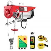 VEVOR Electric Hoist Crane Winch 1760 lbs with 328 ft Wireless Remote Control
