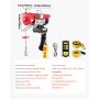 VEVOR Electric Hoist Crane Winch 199.6 kg 9997.4cm Wireless & 426.7 cm Wired Remote