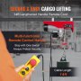 VEVOR 880 LBS Electric Hoist with 14 FT Wired Remote Control, Electric Hoist 110 Volt with 20-40 FT Lifting Height for Garage Warehouse Factory