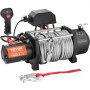 VEVOR Electric Winch, 12V 18,000 lb Load Capacity Steel Rope Winch, IP67 7/16” x 85ft ATV Winch with Wireless Handheld Remote & 4-Way Fairlead for Towing Jeep Off-Road SUV Truck Car Trailer Boat