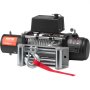 VEVOR Electric Winch, 6123 kg, 12V DC Truck Winch with Φ0.95 x 2400 cm Steel Cable Roller Fairlead Wireless & Wired Remote Control, IP55 Waterproof for Towing Off-Road SUV Jeep Truck Trailer Boat