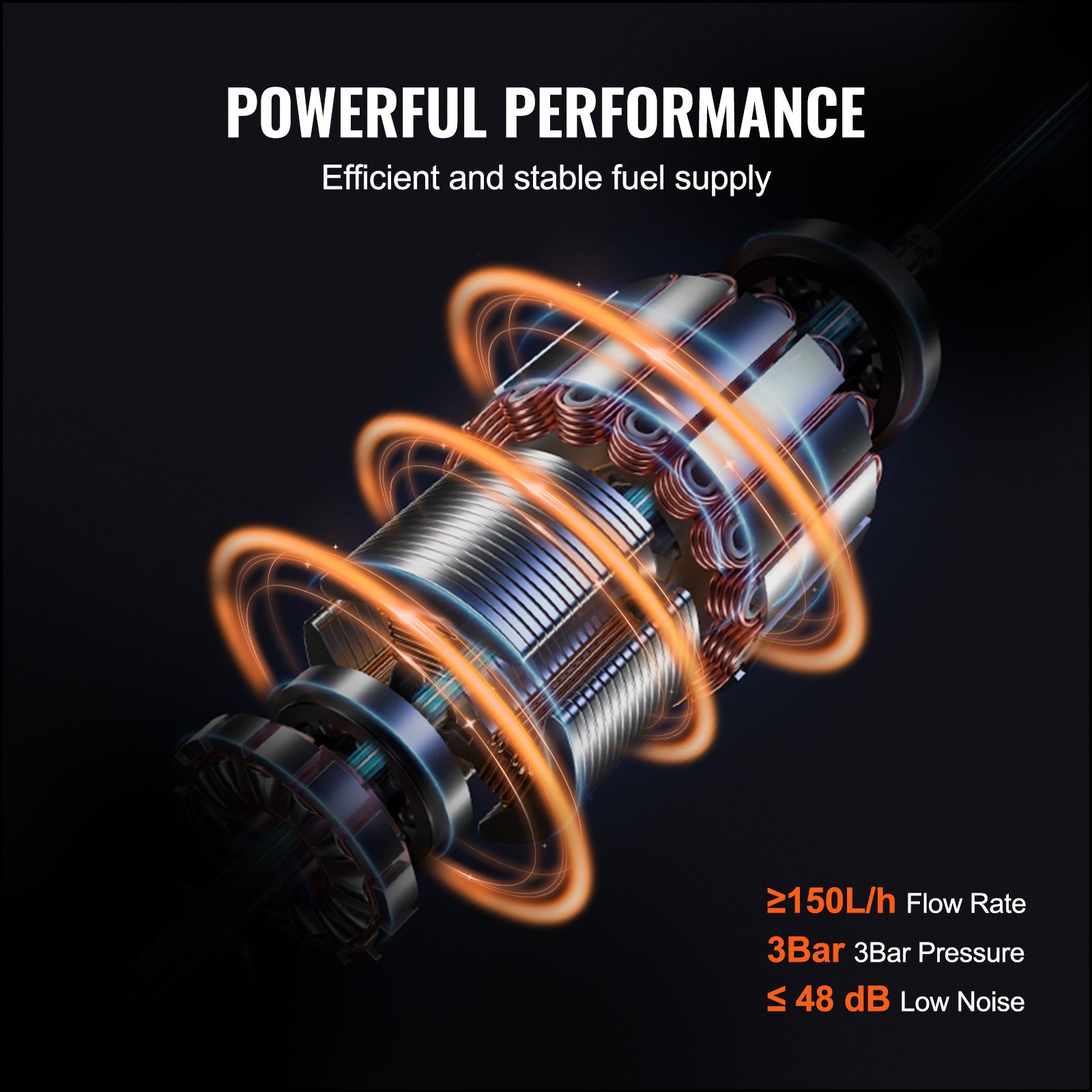VEVOR Electric Fuel Pump Module Assembly, Compatible with 2005-2017 Chrysler 300, 2008-2017 Dodge Challenger, 2006-2015 Dodge Charger, 2005-2008 Dodge Magnum, V6 V8 2.7L 3.5L 3.6L 5.7L 6.1L 6.4L