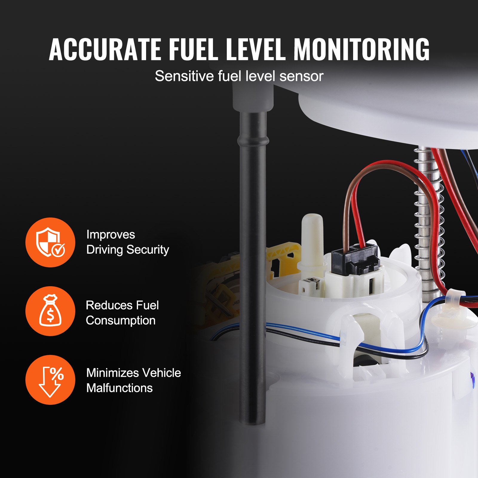 VEVOR Electric Fuel Pump Module Assembly, Compatible with 2005-2017 Chrysler 300, 2008-2017 Dodge Challenger, 2006-2015 Dodge Charger, 2005-2008 Dodge Magnum, V6 V8 2.7L 3.5L 3.6L 5.7L 6.1L 6.4L
