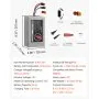 VEVOR 36V Electric Scooter Battery, 16Ah, Ebike Lithium Battery Pack with 30A BMS, Charger, T-Plug Expansion Cable, 500+ Cycles, Compatible with 2880W Motors, for Electric Bikes Bicycles, Scooters