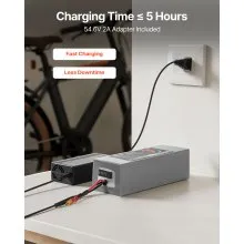 VEVOR 48V Electric Scooter Battery 10Ah Ebike Lithium Battery Pack with 30A BMS