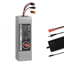 VEVOR 48V Electric Scooter Battery 10Ah Ebike Lithium Battery Pack with 30A BMS