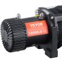 VEVOR Electric Winch, 12V 10,000 lb Load Capacity Nylon Rope Winch, IP67 7/20” x 85ft ATV Winch with Wireless Handheld Remote & Hawse Fairlead for Towing Jeep Off-Road SUV Truck Car Trailer Boat