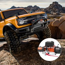 VEVOR Electric Winch Truck 6123 kg Synthetic Rope Waterproof Remote Control