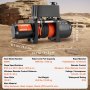 VEVOR Electric Winch for Truck 6000 lb Synthetic Rope Waterproof Remote Control