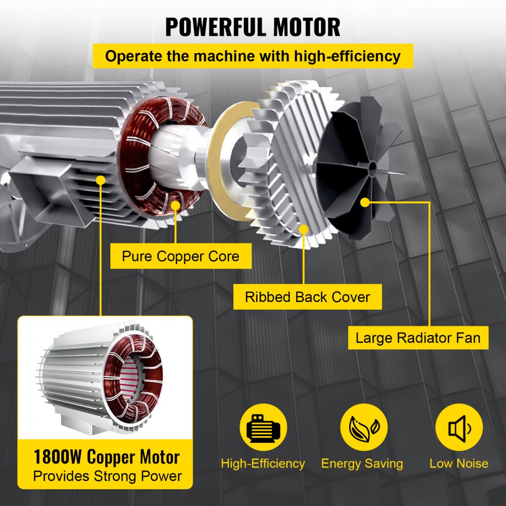 VEVOR Electric Hoist, 2200 lb Overhead Crane Garage w/Steel Hook, Remote Control & Emergency Stop Switch Ceiling Pulley Winch for Warehouse, Construction, Goods Lifting, 110V Red, 2200Lbs