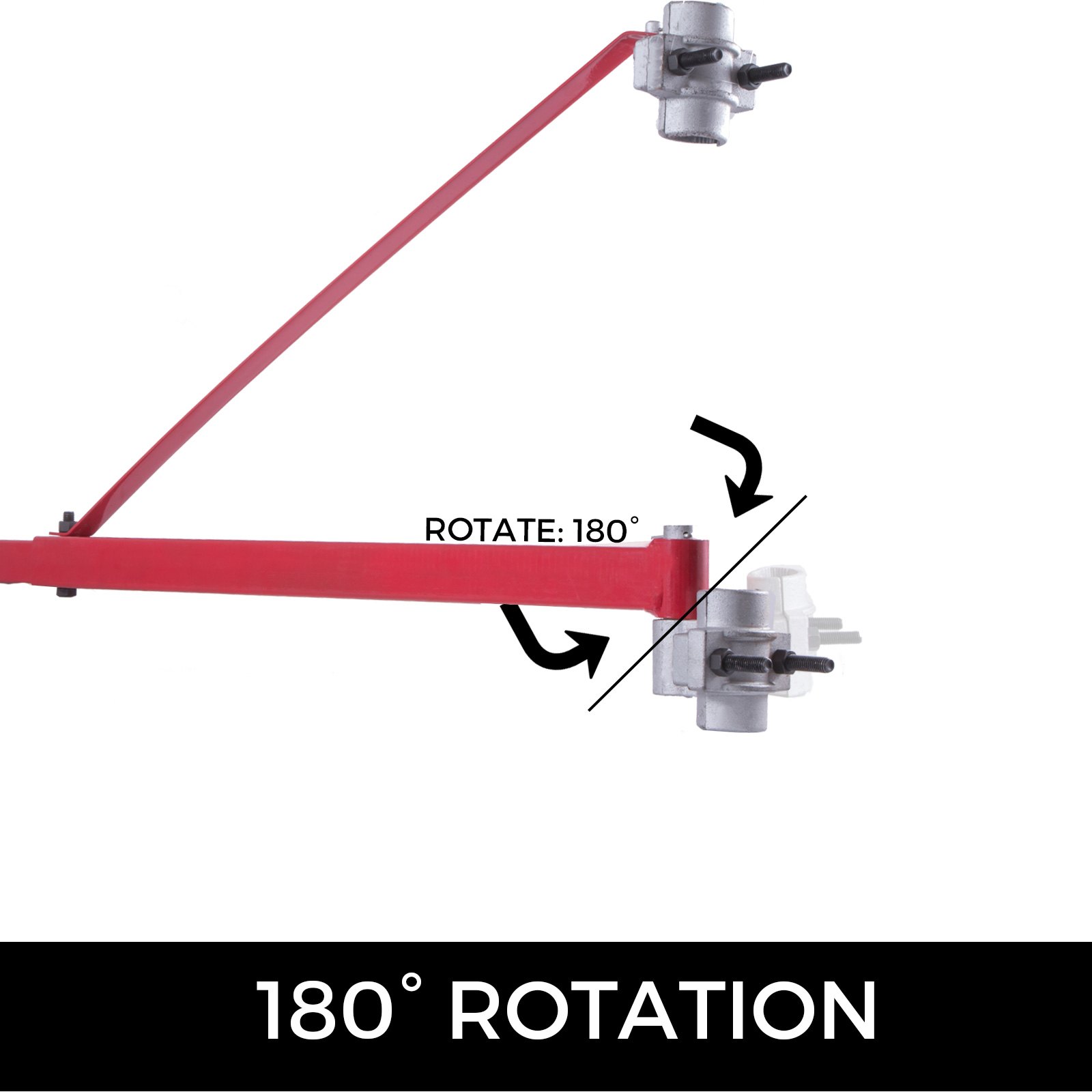 VEVOR 600kg Electric Hoist Support Arm Lifting Scaffold Mount Bracket 1100MM