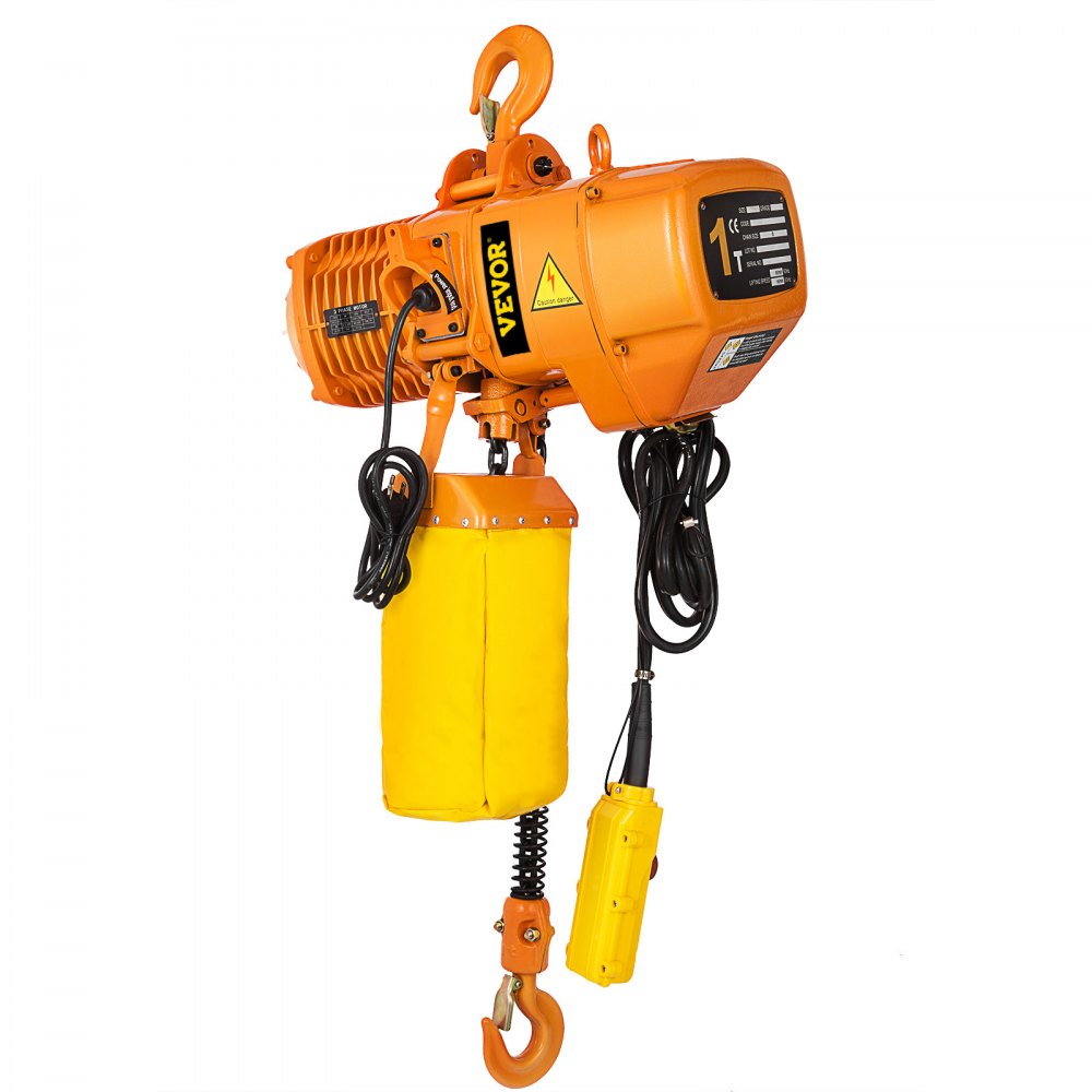 1 PHASE Industrial Electric Chain Hoist 1 Ton G80 Chain