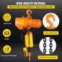 VEVOR 2200LBS Double Electric Chain Hoist, Yellow