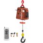 VEVOR Electric Hoist Winch, 1100 LBS Lift Electric Hoist, 110 V Overhead Electric Hoist, Remote Control Electric Hoist with Wire Rope and Insulated Handle, Heavy-Duty Electric Hoist with Alloy Steel