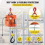 New Portable Tracking Block Electric Winch Hoist Tools 500kg / 1100lbs Remote