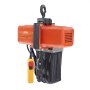 VEVOR Electric Chain Hoist Single Phase Crane Hoist 499 kg Load 457.2 cm Lifting