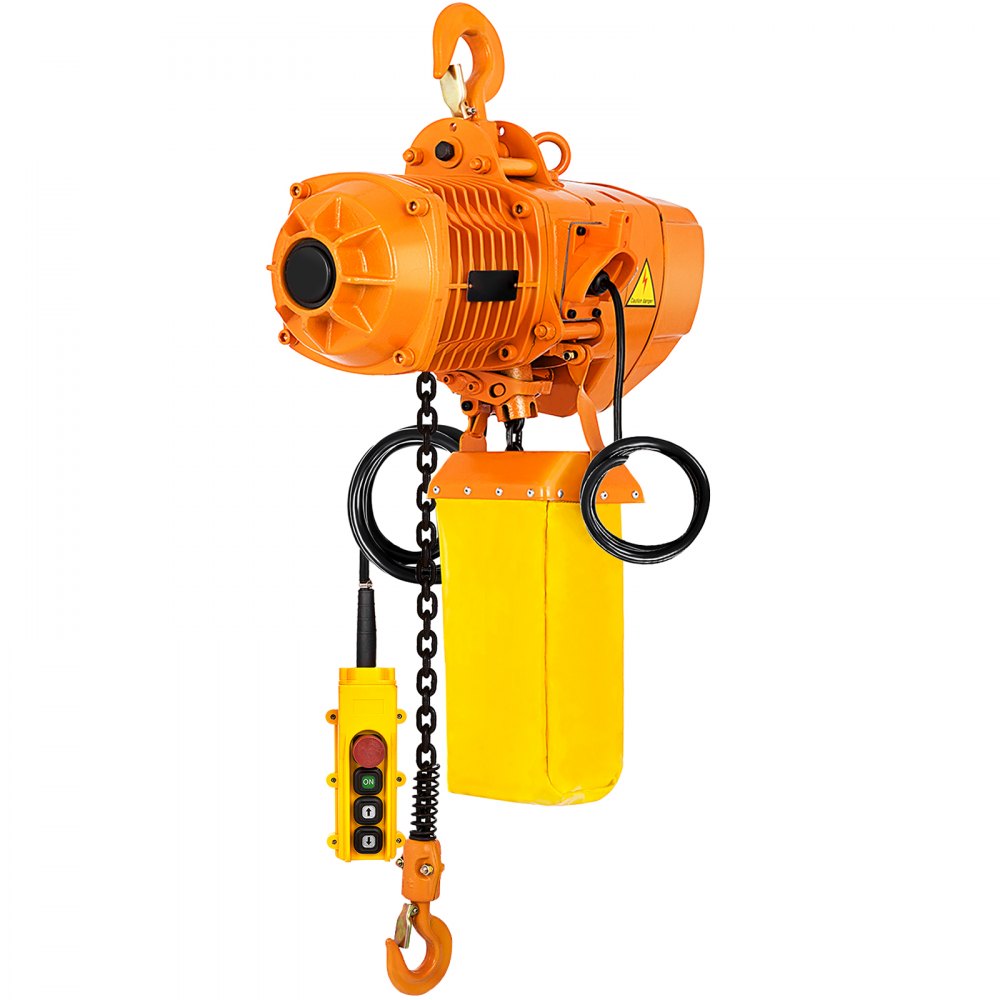 VEVOR Electric Chain Hoist Monofásico Guindaste Guindaste 2200 libras Carga 13 pés Elevação