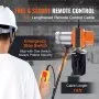 VEVOR Electric Chain Hoist, 2200 lbs/1 ton Capacity, 10 ft Lifting Height, 10 ft/min Speed, 120V, Single Phase Overhead Crane with G100 Chain, 10 ft Wired Remote Control for Garage, Shop, Hotel, Home