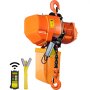 VEVOR 2 Ton Wireless Electric Chain Hoist, 4400 LBS Capacity with 20 FT Lifting Height, IP54 Protection, Three Phase Overhead Crane with G100 Chain