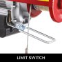 Electric Hoist Electric Winch 1000kg with 20m Wire Rope and Remote Control