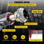 VEVOR 125 Kg/250 Kg Electric Hoist Lifting Crane Remote Control Power System,  Alloy Steel Wire Overhead Crane Garage Ceiling Pulley Winch w/Premium 1.5 M/5 Ft Long Cable