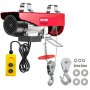 VEVOR 150 Kg/300 Kg Electric Hoist Lifting Crane Remote Control Power System,  Alloy Steel Wire Overhead Crane Garage Ceiling Pulley Winch w/Premium 1.5 M/5 Ft Long Cable