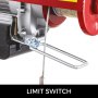 Electric Hoist Electric Winch 600kg with 15m Wire Rope and Remote Control