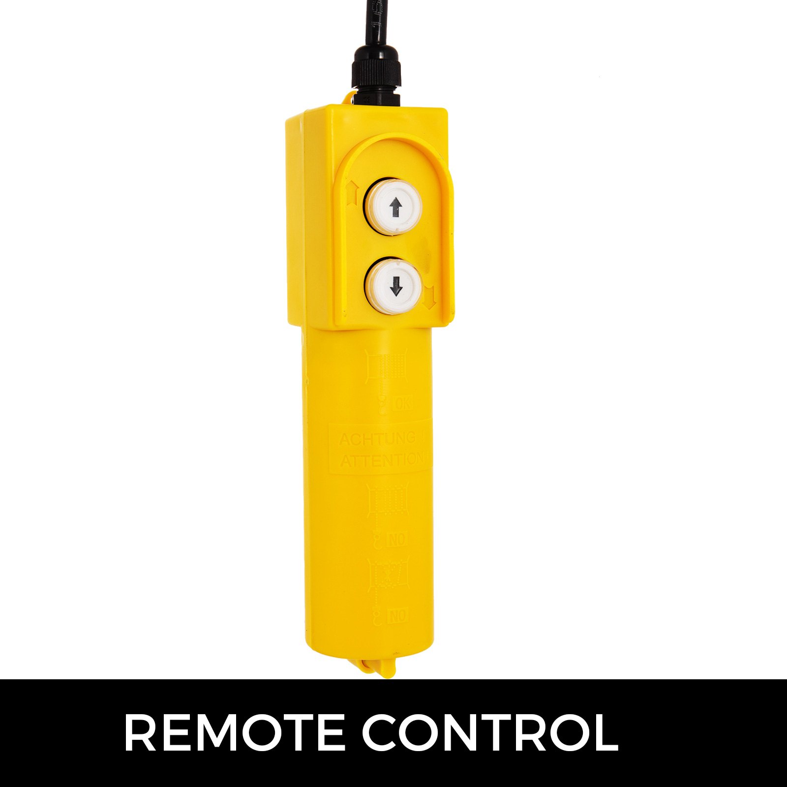 Electric Hoist Electric Winch 800kg with 15m Wire Rope and Remote Control