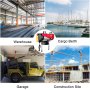 VEVOR 1100LBS Electric Hoist with Wireless Remote Control & Single/Double Slings Electric Winch, Steel Electric Lift, 110V Electric Hoist for Lifting in Factories, Warehouses, Construction Site